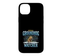 Groundhog Day Funny Spring Prediction Weather Forecast Case for iPhone 14 Plus
