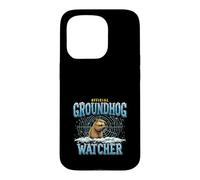 Groundhog Day Funny Spring Prediction Weather Forecast Case for iPhone 15 Pro