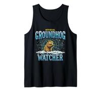 Groundhog Day Funny Spring Prediction Weather Forecast Tank Top