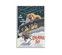 GROUNDHOG DAY Posters Aesthetic Wall Art Canvas Vintage Poster Decorative Painting for Living Room Bed Room Decor 12x18inch(30x45cm) Unframe-style