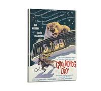 GROUNDHOG DAY Posters Aesthetic Wall Art Canvas Vintage Poster Decorative Painting for Living Room Bed Room Decor 12x18inch(30x45cm) Frame-style