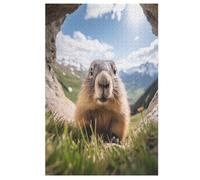 Groundhog Jigsaw Puzzles 1000 Pieces for Adults Wooden Puzzle for Teenagers Educational Games Unique Gift (78×53cm)