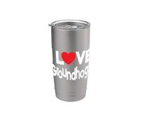 Groundhog Lover - I Love Groundhogs - Groundhog Day Stainless Steel Insulated Tumbler