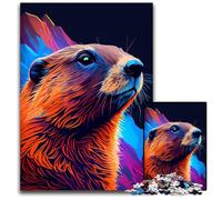Groundhog Marmot Jigsaw Puzzles 1000 Pieces for Adults cardboard Jigsaw Puzzles for Home Decor & Holiday Fun 26X38CM/10.23x14.96inch