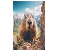 Groundhog Puzzles 1000 Pieces For Teens And Adults - Wooden Jigsaw Puzzle Family Activity Educational Games （78×53cm）