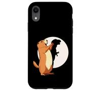 Groundhog Shadow Dinosaur Funny Puppet Happy Groundhog Day Case for iPhone XR
