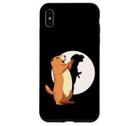 Groundhog Shadow Dinosaur Funny Puppet Happy Groundhog Day Case for iPhone XS Max