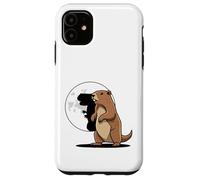 Groundhog Shadow Dinosaur Puppet Happy Groundhog Day Case for iPhone 11