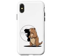 Groundhog Shadow Dinosaur Puppet Happy Groundhog Day Case for iPhone X/XS