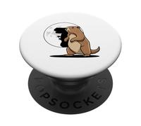 Groundhog Shadow Dinosaur Puppet Happy Groundhog Day PopSockets Adhesive PopGrip