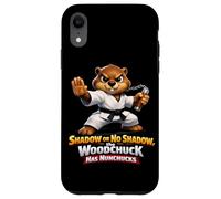 Groundhog Shadow or No Shadow Woodchuck Nunchucks Karate Case for iPhone XR