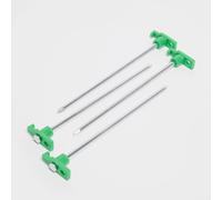 HI-GEAR Groundhog Steel Pegs, Silver One Size