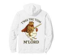 Groundhog Woodchuck Twas The Tism M'Lord Funny Autism Meme Pullover Hoodie