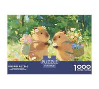 Groundhog Wooden Jigsaw Puzzle Waterproof 1000 Piece Puzzles for Adults Gifts Fun Home Decoration