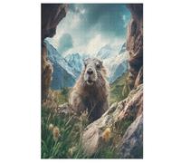 Groundhog Wooden Jigsaw Puzzles 1000 Piece Puzzle For Adults. Challenging To Complete But Fun And Humorous Jigsaws 78×53cm