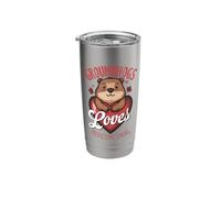 Groundhogs Love Predicting Spring Humor Apparel Stainless Steel Insulated Tumbler