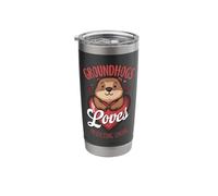 Groundhogs Love Predicting Spring Humor Apparel Stainless Steel Insulated Tumbler