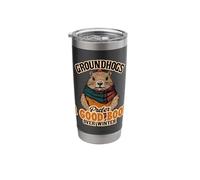 Groundhogs Prefer A Good Book Over Winter Stainless Steel Insulated Tumbler
