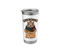 Groundhogs Prefer Spring Over Winter Groundhog Day Stainless Steel Insulated Tumbler