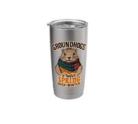 Groundhogs Prefer Spring Over Winter Groundhog Day Stainless Steel Insulated Tumbler
