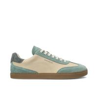 GROUNDIES Men's Panama and Panama XT Barefoot Shoes Lightweight Flexible Zero Drop Wide Toe, Beige/Sage Green, 12
