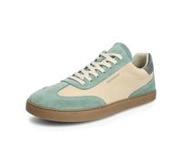 GROUNDIES Women's Panama and Panama XT Barefoot Shoes Lightweight Flexible Zero Drop Wide Toe, Beige/Sage Green, 9 UK