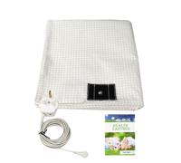 Grounding Bed Mat, Earthing Sheet Natural Wellness and Healthy Earth Energy Mat with UK Connection (99 x 203 cm)