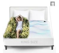 Grounding Bed Sheet, Earthing Sheets King Size Grounding Mat with Earthing UK Cord, 10% Silver Fiber 90% Cotton Fitted Sheet for Improving Sleeping Natural Wellness Queen Size Elastic Full Wrap Sheets