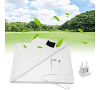 Grounding Bed Sheet Grounding Mat According to EU Standard, Grounding Bed Sheet with 10% Silver Fibre and 90% Organic Cotton, Grounding Mat for Better Sleep, Grounding Energy and Recovery (Beige 68 x