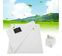 Grounding Bed Sheet with 5% Silver Fiber & 95% Organic Cotton, Grounding Mat Earthing UK with Natural Conductive Materials Healthy Earth Energy Mat for Better Sleep& Stress Reduction (68 * 132cm)