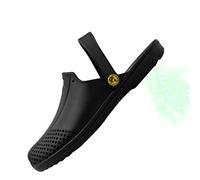Grounding Clogs Earthing Shoes for Men Women Connecting to The Earth Grounded Therapy Slippers Sandal Unisex Black