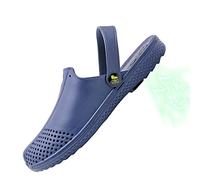 Grounding Clogs Earthing Shoes for Men Women Connecting to The Earth Grounded Therapy Slippers Sandal Unisex, Navy, 12 Women/11 Men