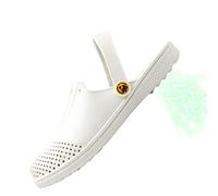 Grounding Clogs Earthing Shoes for Men Women Connecting to The Earth Grounded Therapy Slippers Sandal Unisex White