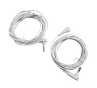 Grounding Cord 2 Pack 15ft Earth for Mats Sheets Pads Copper Cable White Bedroom Yoga Studio Setup