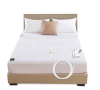 Grounding Fitted Sheet with Conductive Grounding Cable, Earth Grounding Sheet for Better Sleep, Wellbing, Snore Relief, Anxiety Relaxation (White, King(152 * 203cm))