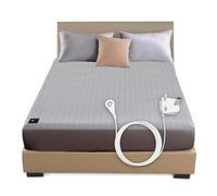 Grounding Fitted Sheet with Conductive Grounding Cable, Earth Grounding Sheet for Better Sleep, Wellbing, Snore Relief, Anxiety Relaxation (Gray, King(152 * 203cm))
