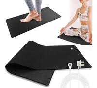 Grounding Mat, 30x100cm Earthing Mat UK for Improved Sleep Grounding Bed Sheet Conductive Grounding Sheet Health Grounding Mat for Reduced Anxiety, Pain, Inflammation, Headache Relief, Balance