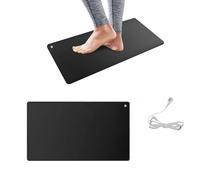 Grounding Mat, 60 cm x 40 cm - Reduce Anxiety & Stress, Earthing Mat for Better Sleep & Balance, Grounding Mat for Use at Home, Office, Work - Grounding Well Mat for Health