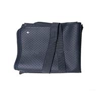 Grounding Mat Breathable Carbon PU Leather with Air Holes Supportive Bed Sheets Black Comfortable for Restful Sleep Easy to Clean with Damp Cloth Includes 15ft Grounding Wire for Enhanced(68x180cm)