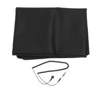 Grounding Mat Earth Connected Mat Tranquil Pad Premium PU Leather for Anxiety Relief Reduce Static Electricity Black 54.3 X 78.7in