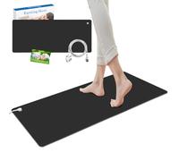 Grounding Mat Earthing UK for Improved Sleep, 50x120cm Earth Mat Grounding Sheet for Improved Sleep, Reduced Anxiety, Pain, Inflammation, Headache Relief, Balance (50X120)