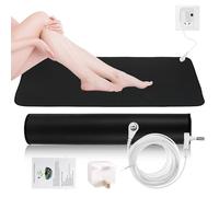 Grounding Mat Earthing UK,Grounding Mat,30x100cm Earthing Sheets for Improved Sleep Stress,Balance,Reduced Anxiety for Use at Home,Office,Work Ground Universal Pad for Health