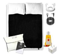 Grounding Mat for Bed, Natural Sleep Solution, Conductive Mattress Cover, Safety Adapter, 2 Cords, Premium Packaging, 2-Year Warranty by Dream Roam Grounding, Queen: 54"x73"