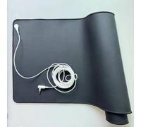 Grounding Mat, Grounding Sheet, Mat Kit with 4.5m Cable Conductive Carbon Leather Grounding Pad for Improved Sleep Wellness(35 * 76)