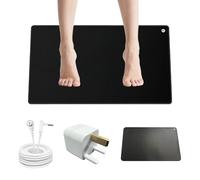 Grounding Mat, TSJyrinth 40x60cm Earthing Mat UK for Sleep, Grounding Sheet, Grounding Well Earthing Mat at Home, Office, Kitchen, Bedroom