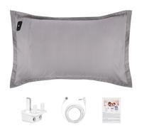 Grounding Pillowcase with Silver Fiber, 20x30 Inch Conductive Earthing Pillow Case for Better Sleep Healthy Earth Energy, Bamboo Fiber and Cotton Pillow Cover with Triple Layers Grey Pillowcases