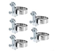 Grounding Pipe Clamp 8-52mm Earth Bonding Strap for Cable Ties - Galvanized Steel Heavy Duty Fixing for Water Pipes Gas Lines