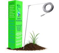 Grounding Rod, 20 inches Long with 40ft Cable for All Earth Connected Products Such as Grounding Sheets and Mats, Wrist Bands and Grounding Pillowcases