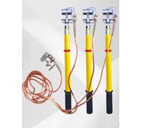 Grounding Rod Kit with Copper Wire and Insulated Pole for Electrical Applications, Outdoor Grounding Use, Earthing Configuration