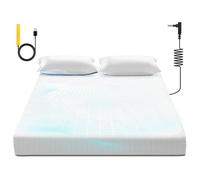 Grounding Sheet, 90% Organic Cotton+10% Pure Silver Organic Fitted Grounded Sheet for Improved Sleep, Earth Connecting Bedding - Healthy Sleep Therapy (White, (60.1 * 80 * 15inch))